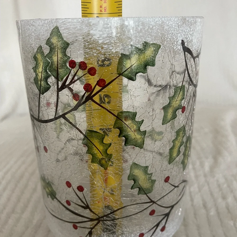 Christmas hurricane candle holder - Picture 6 of 6